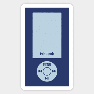 Midnights Era Blue MP3 Music Player Retro Magnet